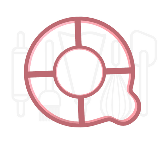 Letter Q uitsteker - rond - 3D geprint