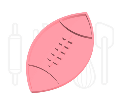 Rugbybal uitsteker + stempel - 3D geprint
