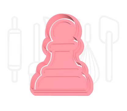 Schaak pion uitsteker + stempel - 3D-geprint