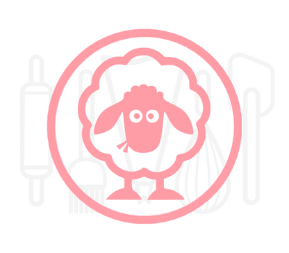 Fondant stempel Schaap - 3D Geprint