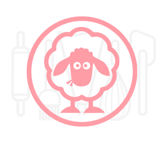 Fondant stempel Schaap - 3D Geprint