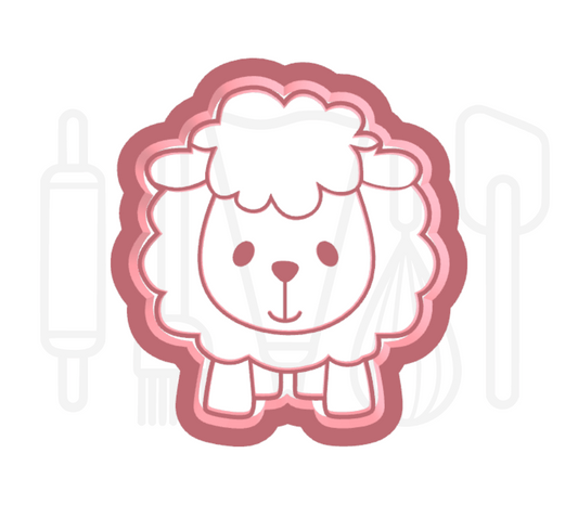 Schaap uitsteker + stempel - 3D geprint