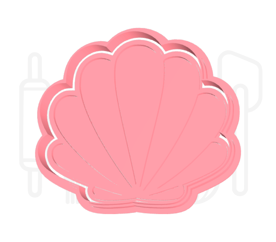 Oester schelp uitsteker + stempel - 3D-geprint