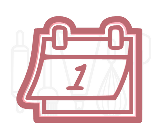 Scheurkalender uitsteker + stempel - 3D-geprint