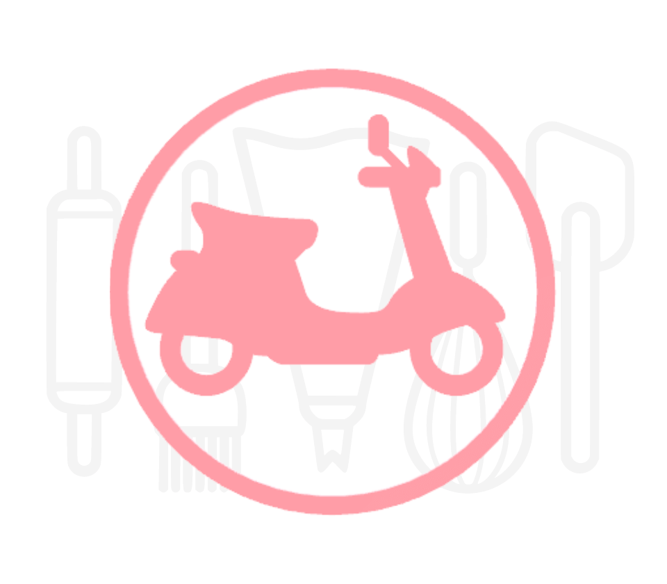 Fondant stempel Scooter- 3D Geprint