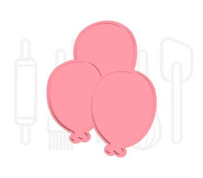 Set balonnen uitsteker + stempel - 3D geprint
