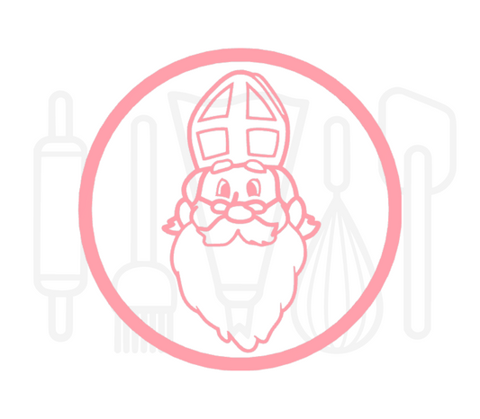Fondant stempel Sinterklaas - 3D Geprint