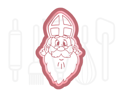 Sinterklaas uitsteker + stempel - 3D geprint