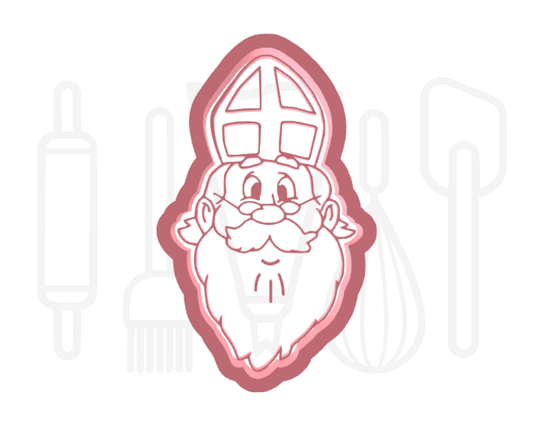 Sinterklaas uitsteker + stempel - 3D geprint