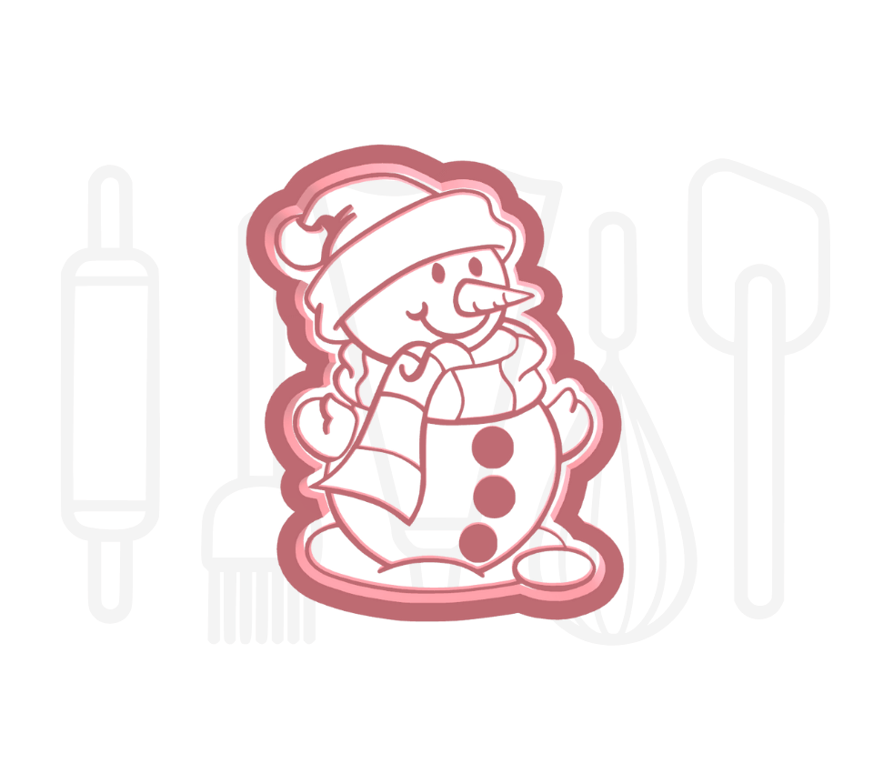 Kerst uitstekers set 2  - 3D geprint