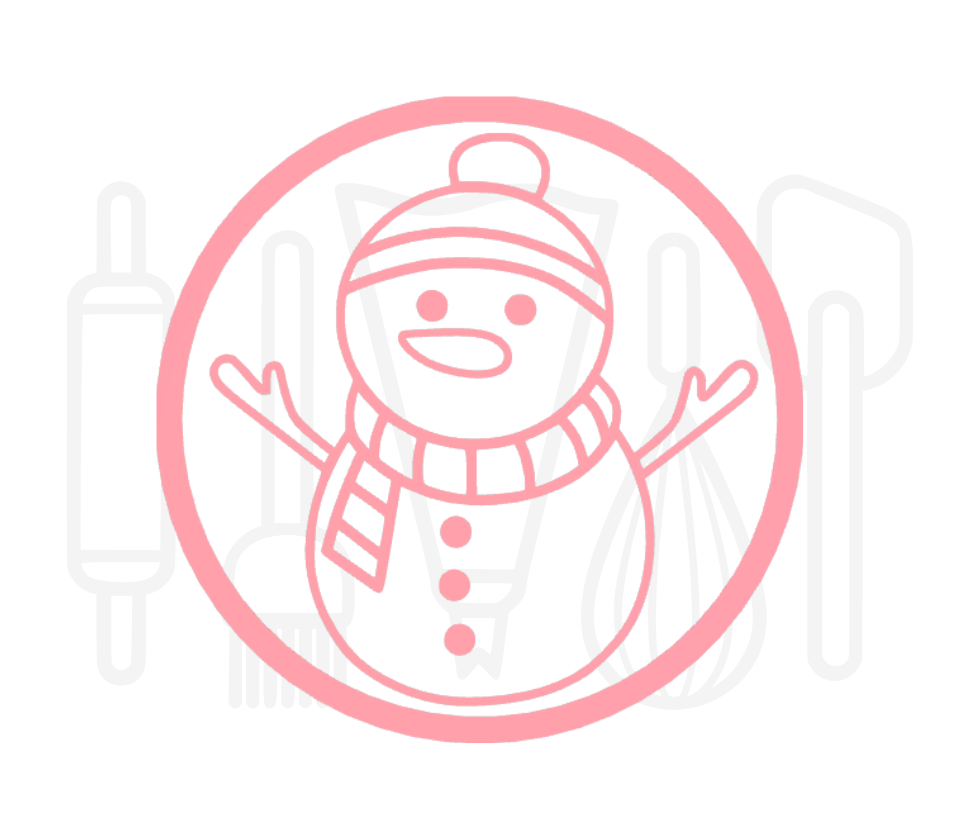 Fondant stempel Sneeuwpop met muts - 3D Geprint