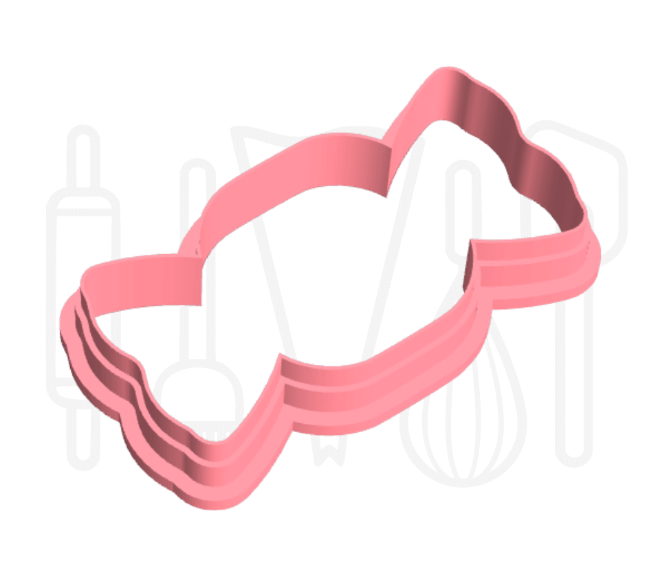 Snoepje vierkant uitsteker - 3D-geprint