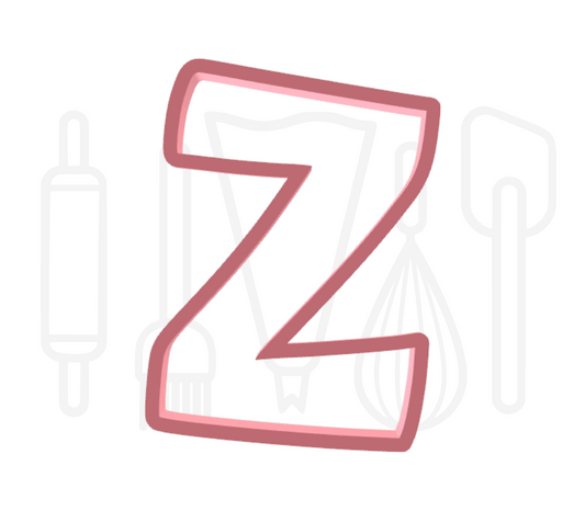 Letter Z uitsteker - Speels - 3D geprint