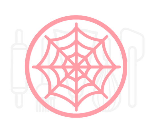 Fondant stempel Spinnenweb - 3D Geprint
