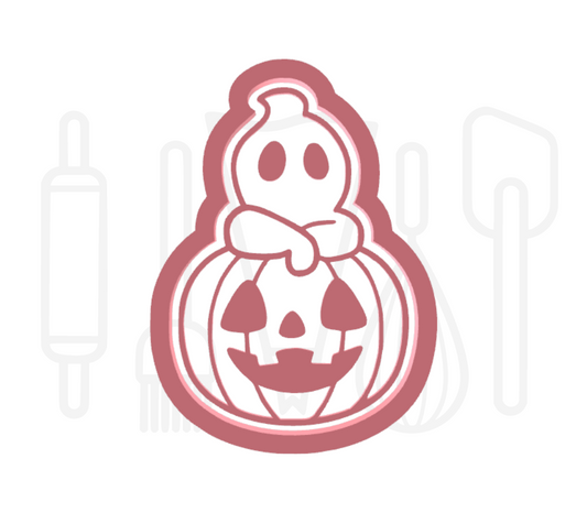 Spook & pompoen uitsteker + stempel - 3D-geprint