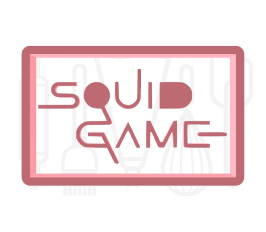 Squid game logo uitsteker + stempel - 3D geprint