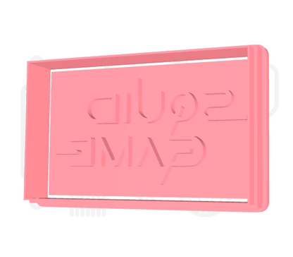 Squid game logo uitsteker + stempel - 3D geprint