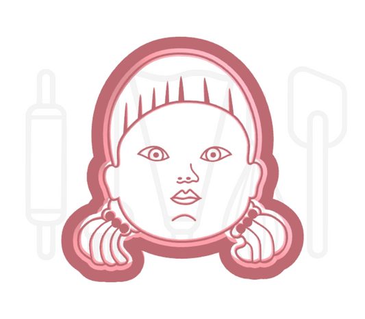Squid game pop uitsteker + stempel - 3D geprint