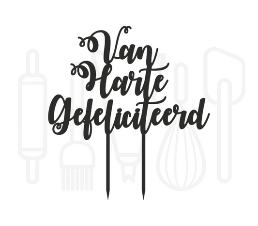 Taarttopper - Van harte gefeliciteerd