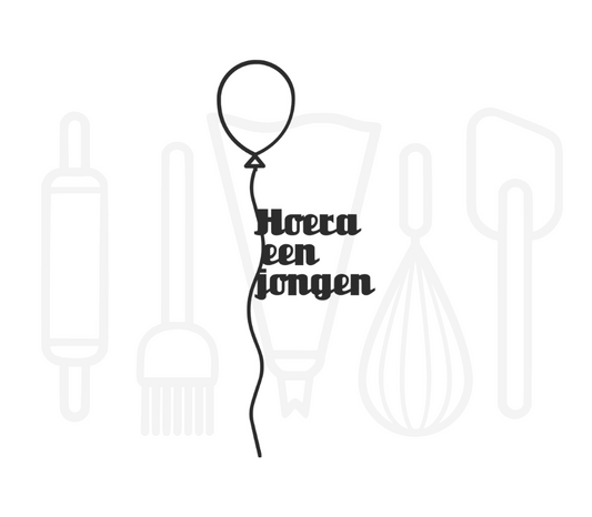 Taarttopper - Hoera een jongen
