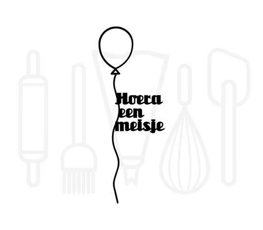 Taarttopper - Hoera een meisje