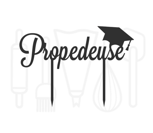 Taarttopper - propedeuse met hoedje