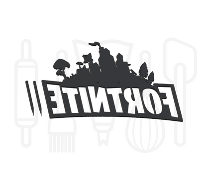Taarttopper - Fortnite (prikkers achter)