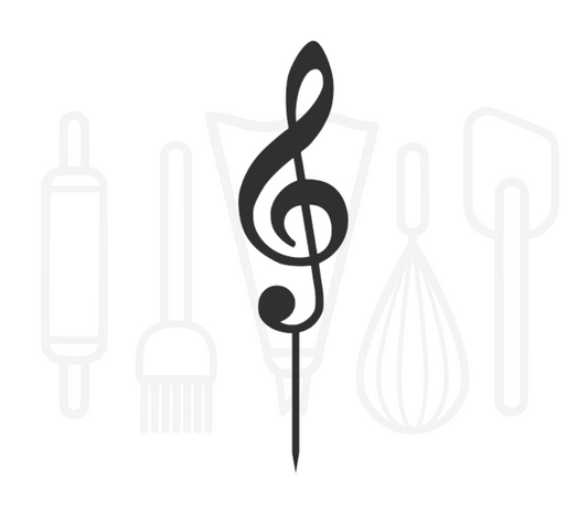 Taarttopper - G-sleutel