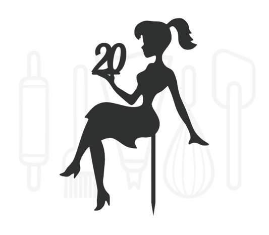 Taarttopper - Meisje + leeftijd