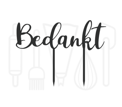 Taarttopper - Bedankt
