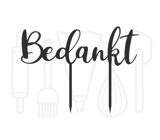 Taarttopper - Bedankt