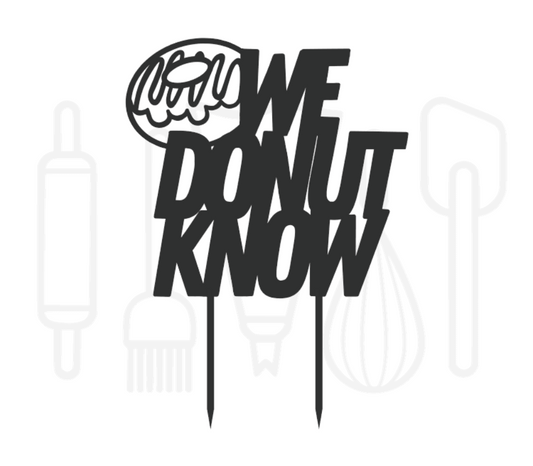 Taarttopper - We donut know