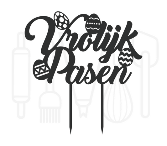 Taarttopper - Vrolijk pasen met eieren