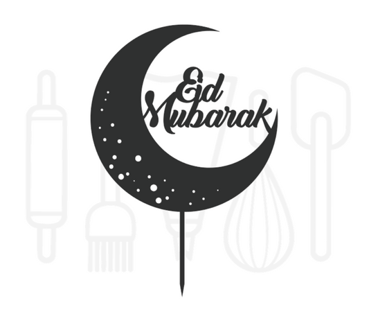 Taarttopper - Eid mubarak + halve maan gesloten