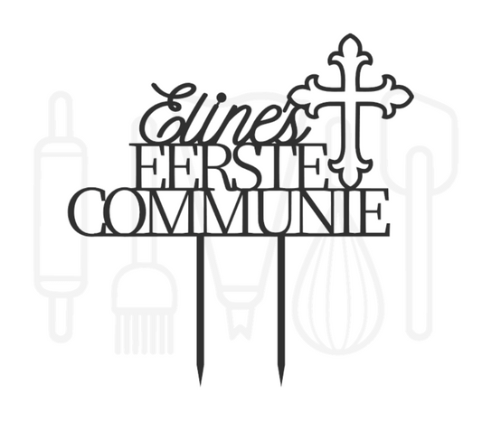 Taarttopper - Voornaam + Eerste communie