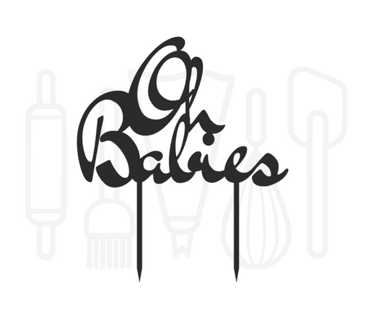 Taarttopper - Gender Reveal - Oh Babies