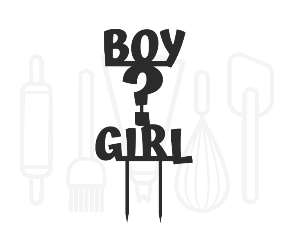 Taarttopper - Gender Reveal - Boy ? Girl