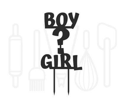 Taarttopper - Gender Reveal - Boy ? Girl