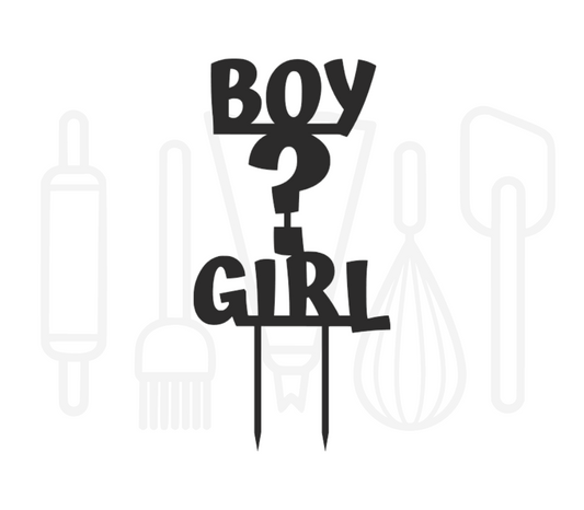 Taarttopper - Gender Reveal - Boy ? Girl
