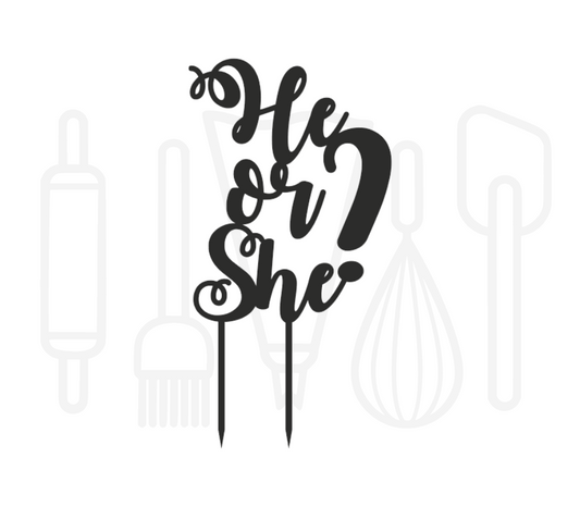 Taarttopper - Gender Reveal - He or She?