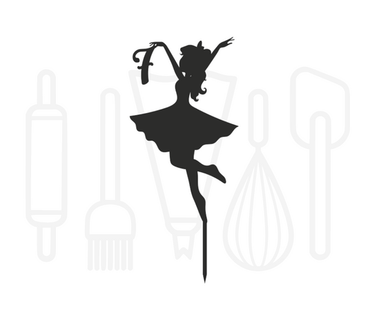 Taarttopper - Ballerina fee + leeftijd