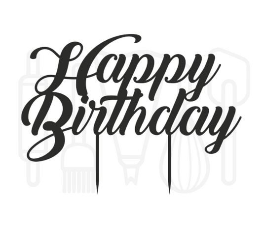 Taarttopper - Happy Birthday 6
