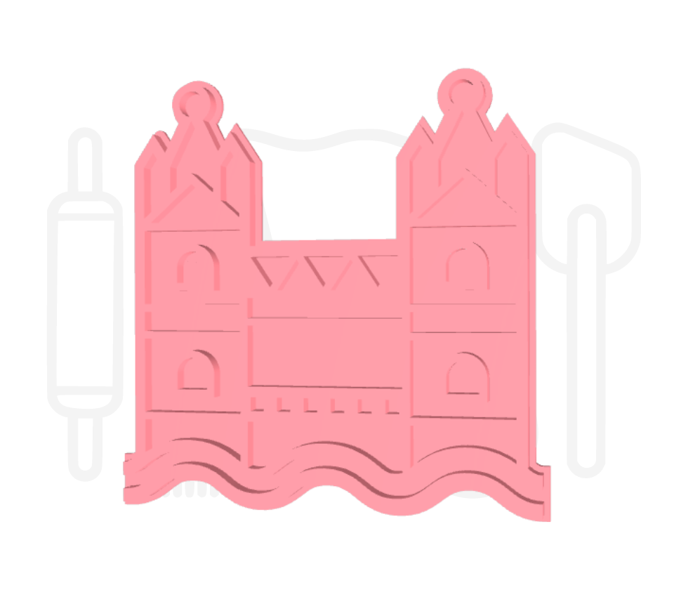 Tower Bridge uitsteker + stempel - 3D-geprint