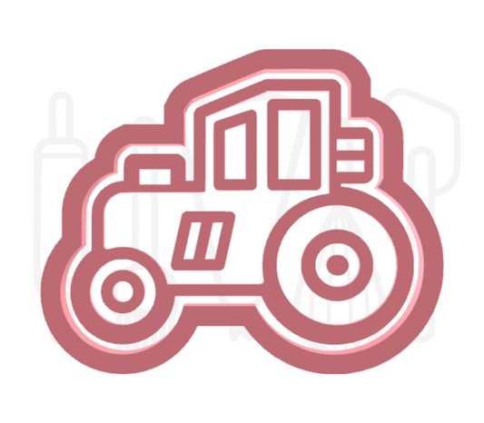 Tractor uitsteker + stempel - 3D-geprint