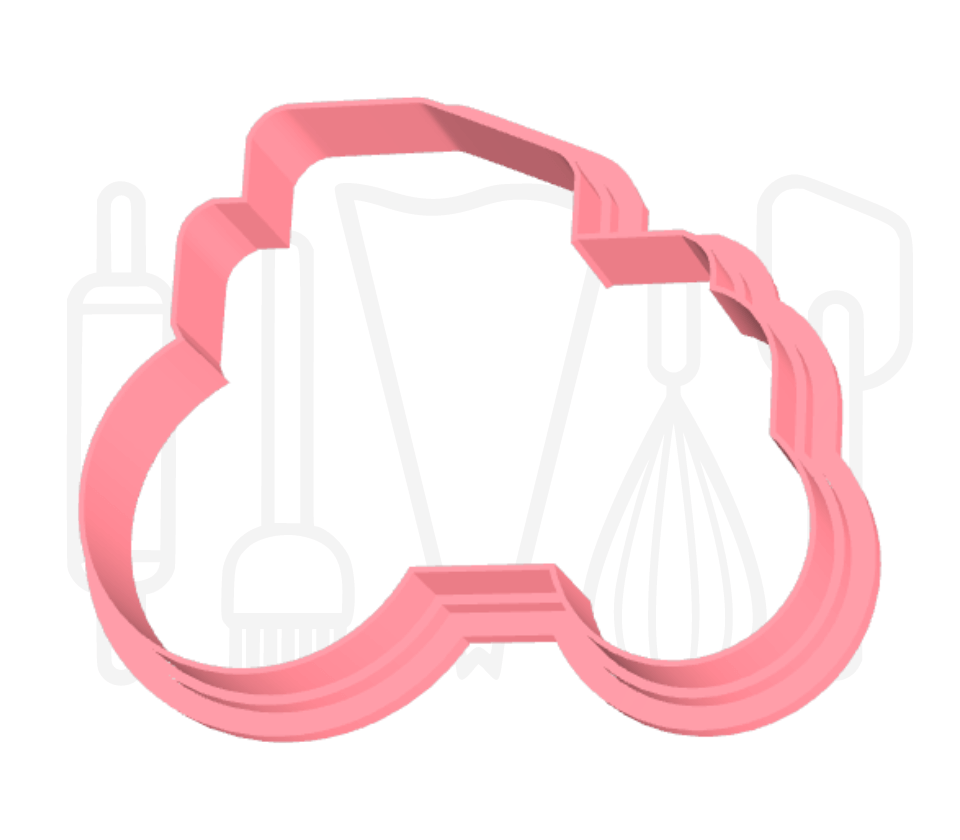 Tractor uitsteker + stempel - 3D-geprint