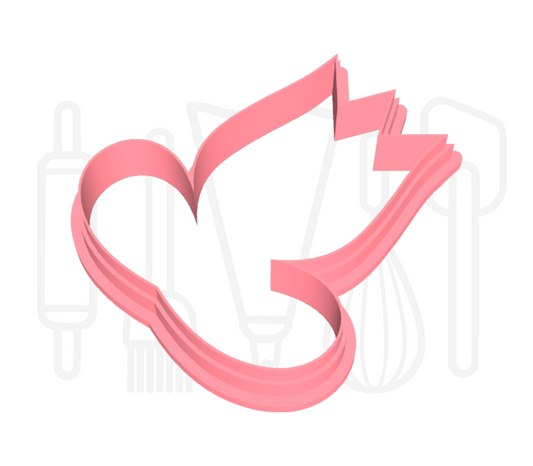Tulp met blad uitsteker - 3D geprint