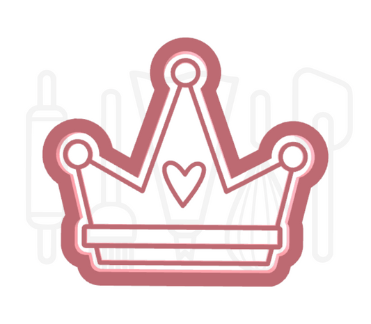 Kroon 2 uitsteker + stempel - 3D-geprint