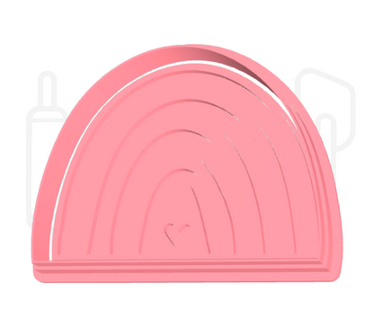 Regenboog uitsteker + stempel - 3D-geprint