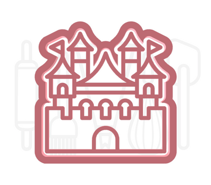 Kasteel uitsteker + stempel - 3D-geprint