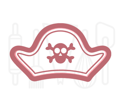 Piratenhoed uitsteker + stempel - 3D-geprint
